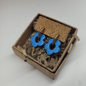 Σκουλαρίκια κρεμαστά λουλούδια